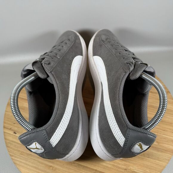 Puma Sneakers Womens Size 10 Gray Suede Vikky Low Top Casual Shoe 36262416 - Picture 5 of 8
